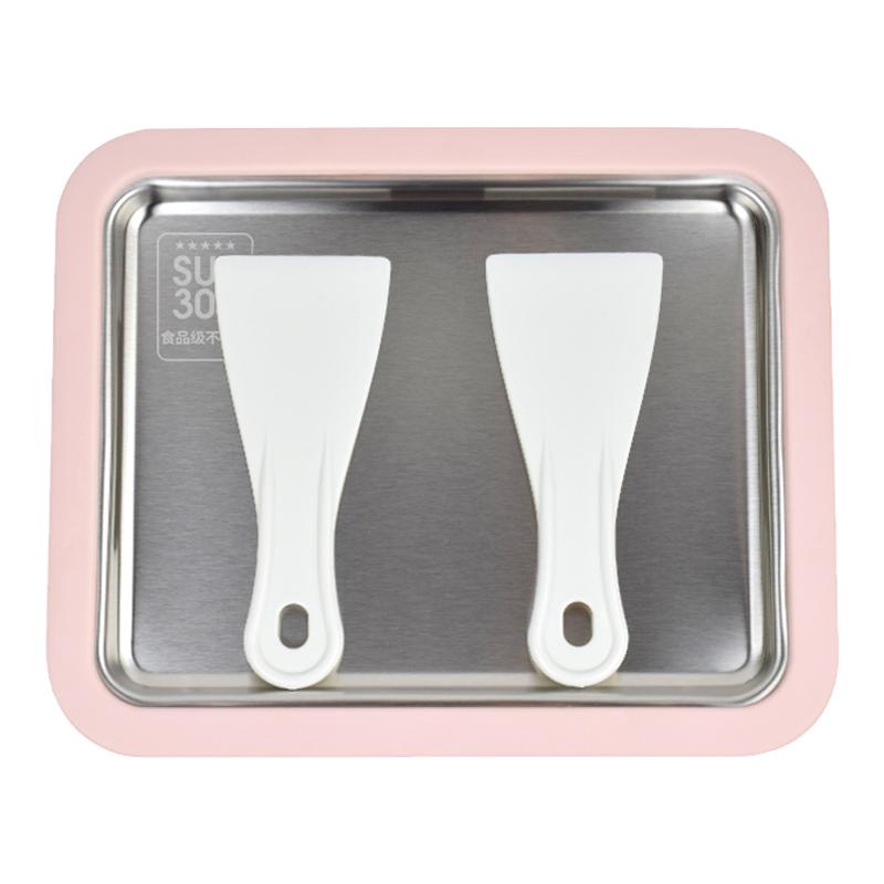 炒冰机儿童炒冰沙酸奶家用小型厚切迷你大尺寸自制冰淇淋免插电款