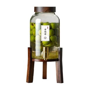 格娜斯青梅泡酒玻璃瓶带龙头密封泡酒罐专用高档酿酒瓶果酒
