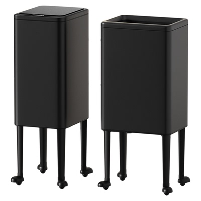 超赞的加高脚带轮垃圾桶