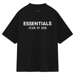 FOG复线ESSENTIALS前后LOGO圆领美式夏短袖T恤男宽松25SS半袖TEE