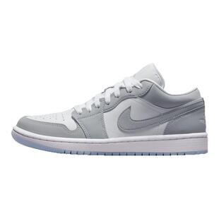 耐克乔丹女子刺绣板鞋秋季平底低帮轻便运动鞋JORDAN AJ1 DC0774