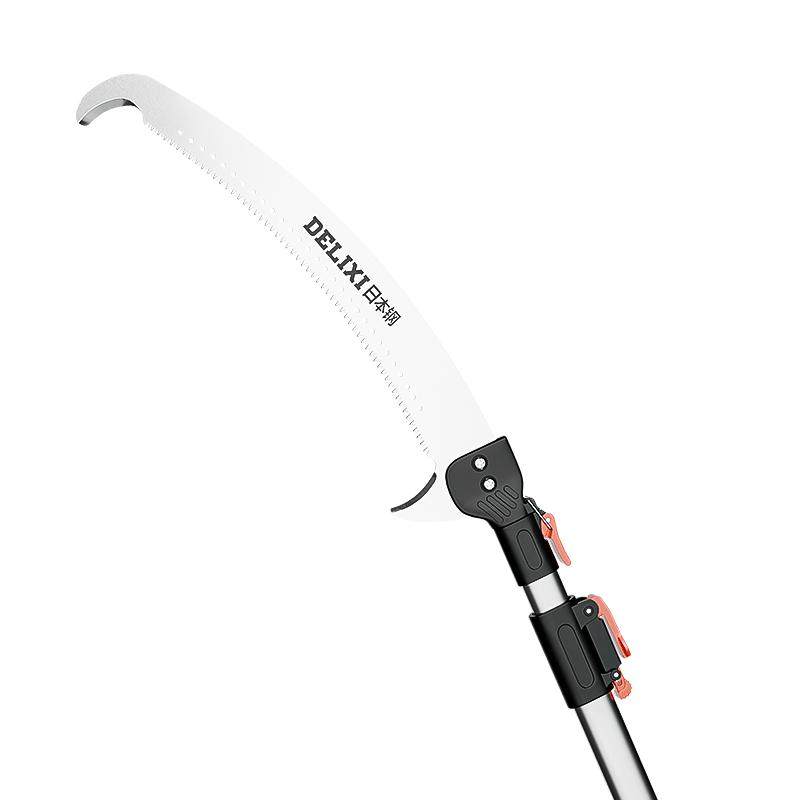 德力西高枝锯锯子修枝高空锯木头修剪树枝伐木锯长杆伸缩锯树神器