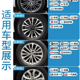 汽车轮毂剐蹭修复划痕神器氧化翻新专用漆工具漆面银色铝合金拉丝