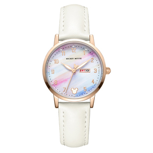 迪士尼手表女款学生初高中女生高颜值儿童女孩初中生防水电子石英