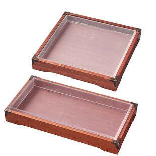 火锅店意境餐具特色亚克力方型盘子涮羊肉木盒涮肉配菜盘潮汕牛肉