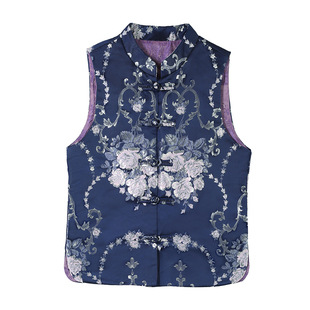 新中式国风短款马甲女士外穿春秋季2026新款坎肩无袖背心马夹外套