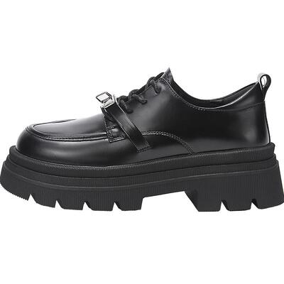 达芙妮厚底乐福鞋休闲