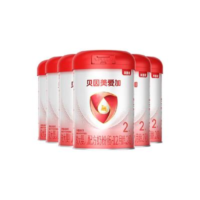 贝因美爱加2段乳铁蛋白800g×6罐