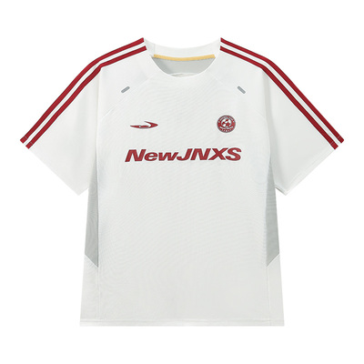 江南先生NewJNXS UPF50+防晒凉感拼接短袖T恤夏户外运动球衣情侣