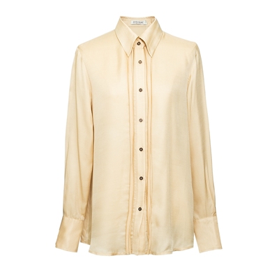 D-HARRY/迪哈利米杏色长袖衬衫