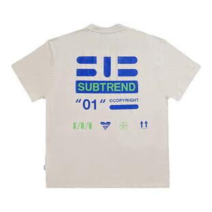 SUBTREND夏季短袖t恤男女重磅潮牌休闲新款上衣体恤陈奕恒同款