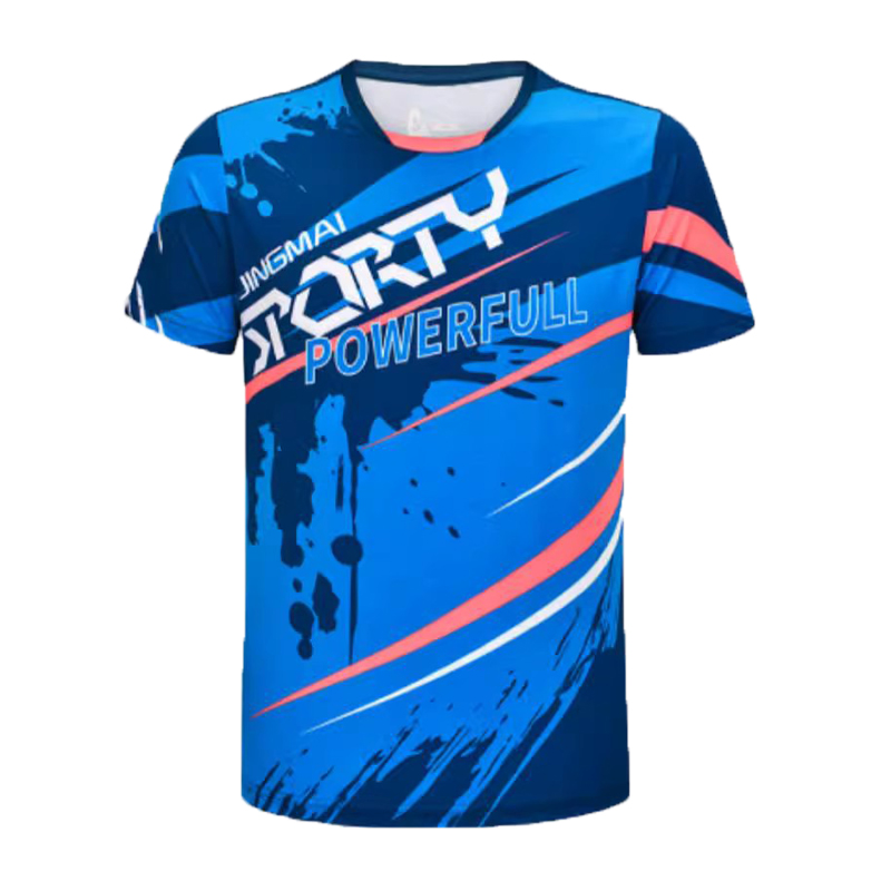 2025竞迈春夏新款网球服女套装显瘦短袖运动服羽毛球服透气速干款