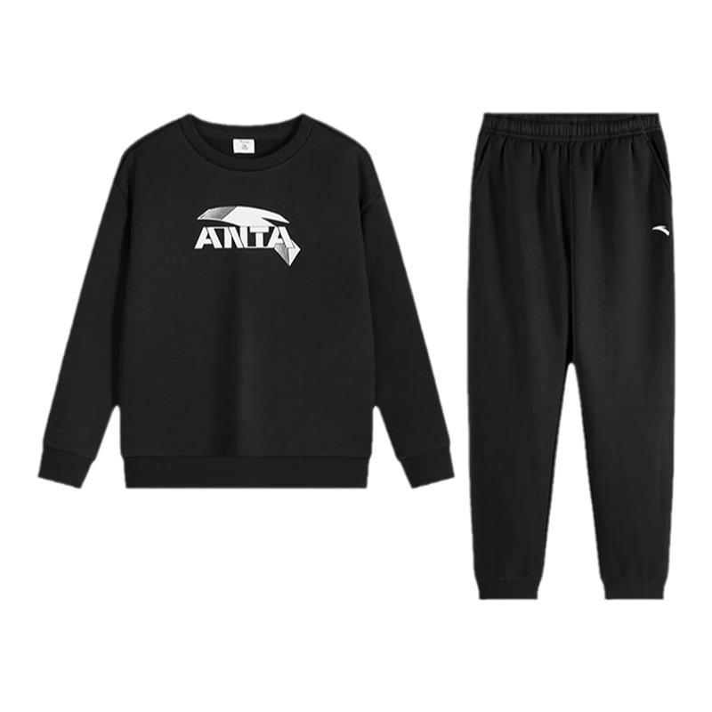 安踏男童套装中大童儿童运动衣服