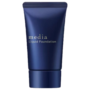 日本嘉娜宝媚点粉底液Media亮采水润控油哑光遮瑕保湿持久粉霜