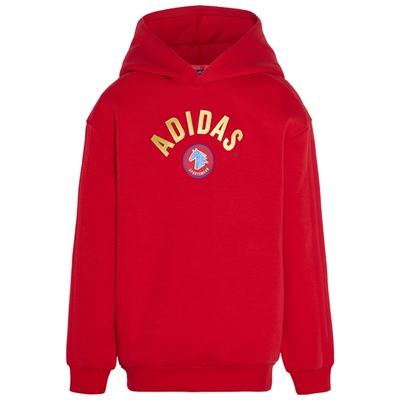 Adidas阿迪达斯男大童新款时尚运动休闲套头衫舒适百搭卫衣KG5929