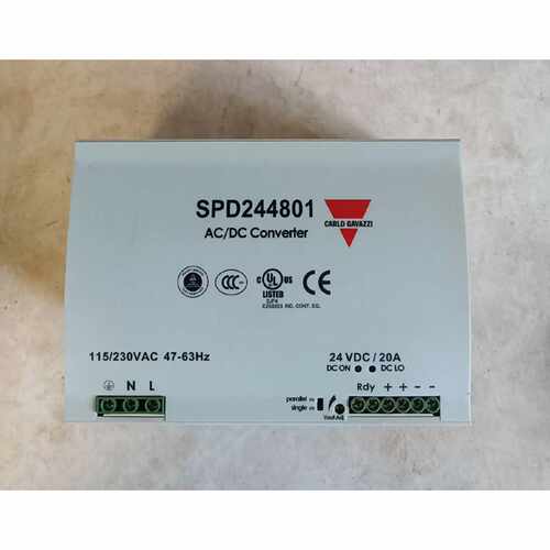 瑞士佳乐开关电源：SPD244801、24vDC/20a。实