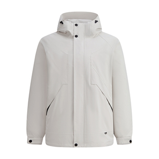 Navigare意大利小帆船阔版短装连帽夹克男25秋冬新品三防保暖外套