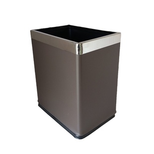 双层长方形客房桶酒店客房垃圾桶家用客厅卧室不锈钢垃圾桶无盖