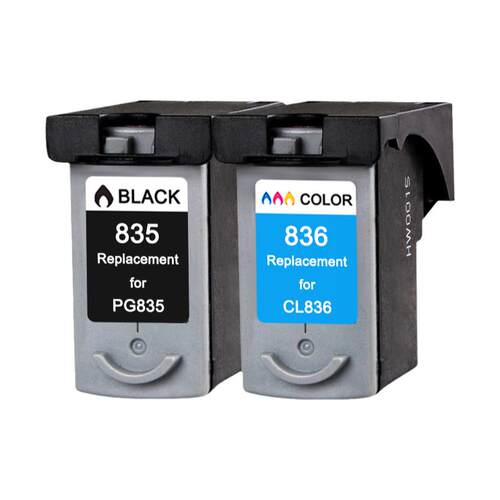 MAG适用 佳能IP1188墨盒Canon PIXMA iP1188喷墨打印机墨盒油墨佳能835XL墨盒黑色PG-835XL CL-836XL彩色墨盒