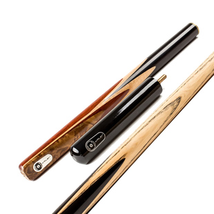 英国Riley莱利中式黑八台球杆RB8-300/301桌球大头3/4分体杆通杆