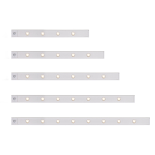 人体感应LED小山丘橱柜灯带 充电款超长续航自粘入户门客厅磁吸灯