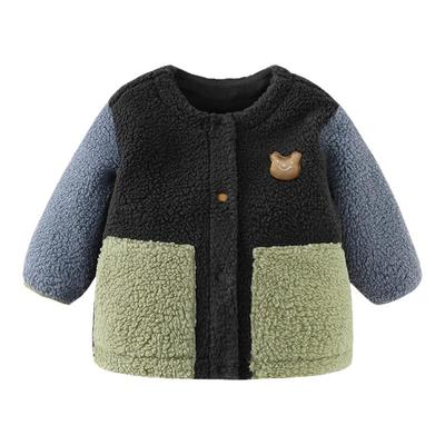 迷你巴拉巴拉男童女童双面绒外套