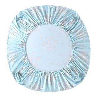 60支长绒棉贡缎印花单件床笠枕套三件套双人床罩全棉保护套防滑