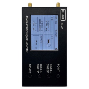 LMX2820 45MHz-22GHz射频信号源发生器 扫频正弦波频率输出双通道