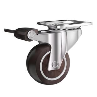 家具迷你小万向轮滚轮橡胶轮婴儿床轮子配件榻榻米抽屉滑轮柜子轮