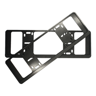 汽车通用车牌边框铝合金加厚牌照框小车号牌架双层车牌架保护框套