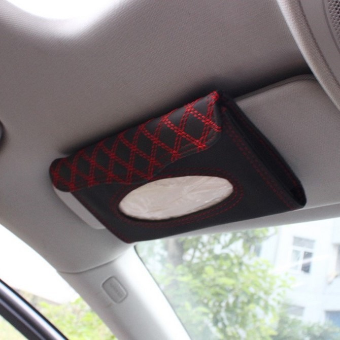 新款直销创意汽车用纸巾盒抽车载车内车上天窗遮阳板挂式抽纸盒餐