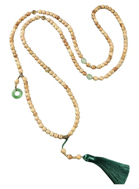 原创新中式国风斜挎链流苏项链女