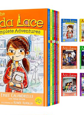 艾达莱斯冒险记全集6册 英文原版小说 The Ada Lace Complete Adventures 科学冒险类英文章节桥梁书 Emily Calandrelli平装