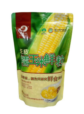 黑农人无皮糯玉米粒速冻粘玉米粒