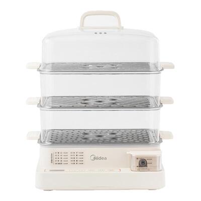 美的电蒸锅多功能家用三层不锈钢多层大容量蒸汽一体蒸箱官方正品