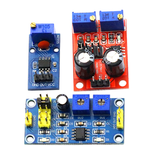 NE555脉冲发生器方波矩形波频率占空比信号发生器模块频率可调板