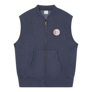 Champion冠军背心马甲男立领无帽拼色保暖复古休闲时尚上衣