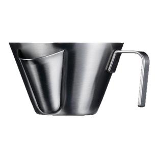 顽固咖啡意式浓缩油脂过滤浓缩杯滤油脂shot杯不锈钢萃取杯盎司杯