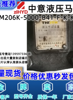议价ziHYD中意摆线马达ZCM-2.06K-5000-B41-F-K-K3S 6500-F5-Z-K3