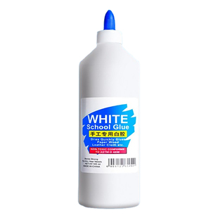 白胶手工专用木工胶白乳胶高粘度diy手工儿童幼儿园小学生用乳白胶美术专用粘木板胶水可水洗大瓶强力胶环保