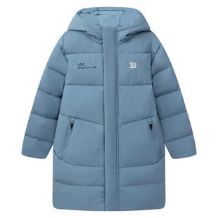 【商场同款】361°童装男童中长羽绒服2025年冬季新款中大童外套