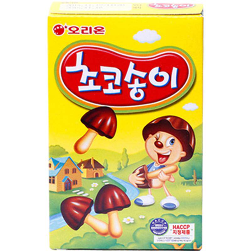 韩国好丽友蘑菇50g巧克力饼干
