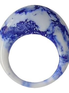 欧美指环树脂时尚百搭