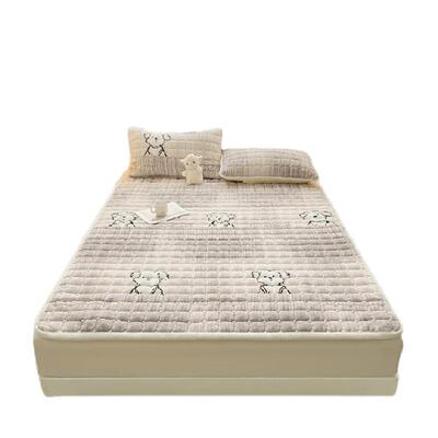 俞兆林牛奶绒加厚学生款床垫