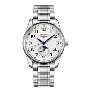 瑞士浪琴男表 新款名匠月相自动机械手表42mm大表盘L2.919.4.78.6