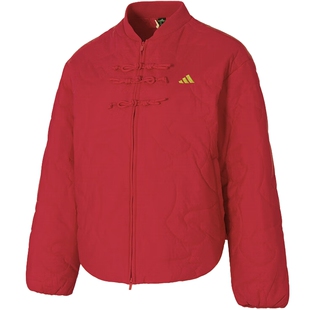 adidas阿迪达斯冬季女子运动休闲棉服外套新年保暖中棉夹克KS0630