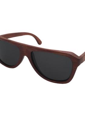 墨镜个性风复古竹子框架太阳镜