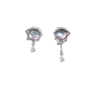 美人鱼的眼泪,是一个连伤心都透明的世界 原创耳钉无耳洞耳饰
