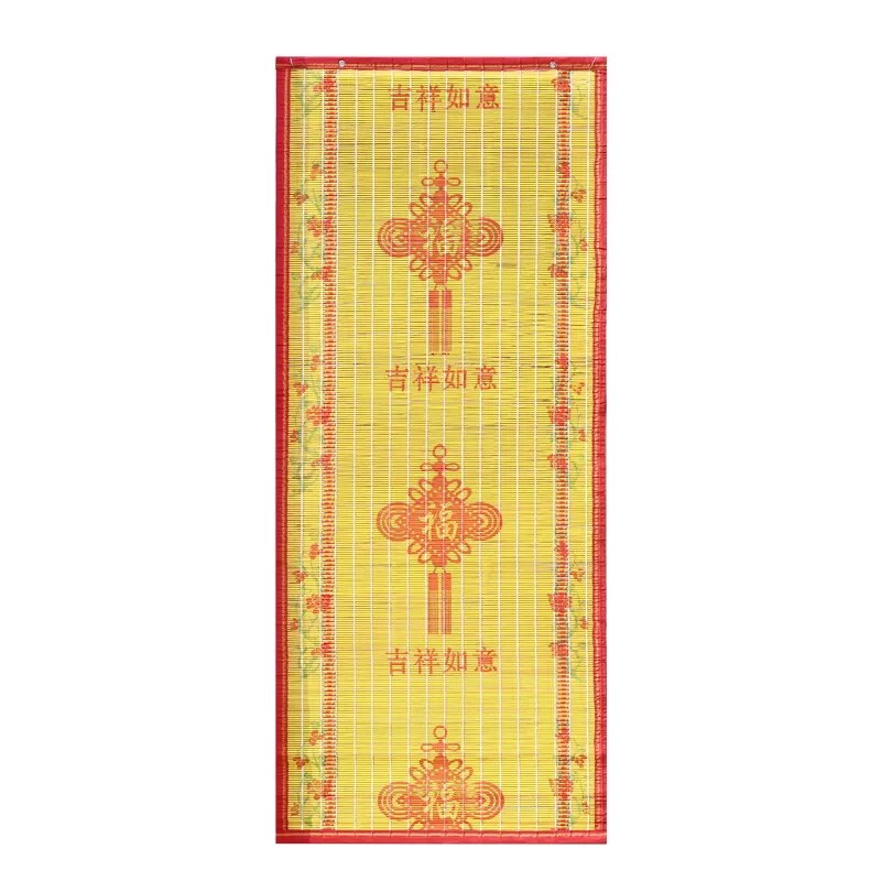 防晒门帘室外家用夏季门帘外用夏天透气防蚊网纱门帘防蝇竹子门帘