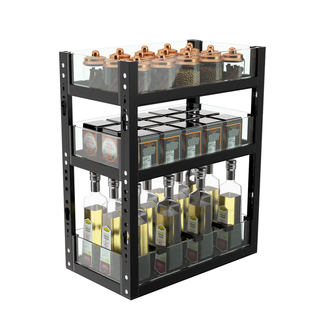 28 35深浅柜窄柜拉篮厨房橱柜铝合金矮篮调料调味篮柜内小尺寸架